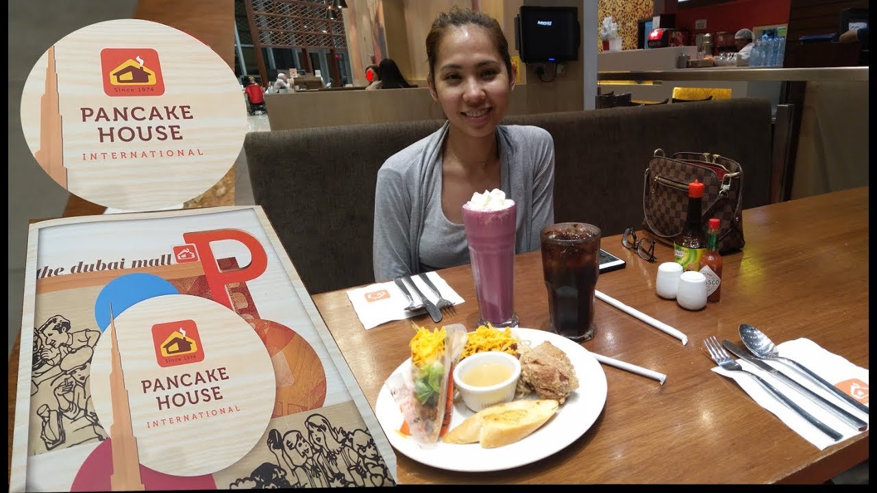 Dinner at Pancake House International, Dubai Mall, Dubai, United Arab Emirates (UAE) دبي YouTube