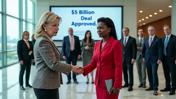Racist Billionaire Woman Refused to Shake Hands—Unaware the Black Woman Was Backing a $5B Deal - YouTube