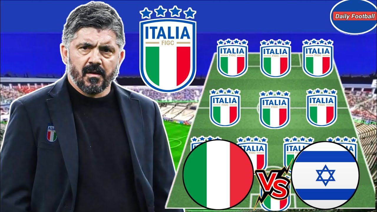 Dramatis Sengit Italia vs Israel: Italia Menang Tipis 5-4 dalam Kualifikasi Piala Dunia di Tengah Ketegangan Politik