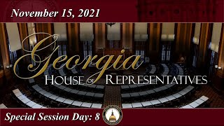 Special Session - Georgia House 2021 - Day 8