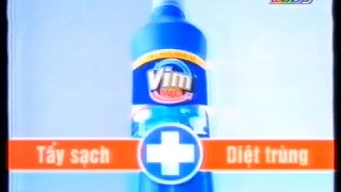 Quảng cáo Nước rửa nhà vệ sinh Vim WC | 1998