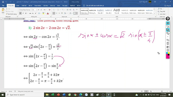 Bài tập lượng giác dạng asinx bcosx c năm 2024