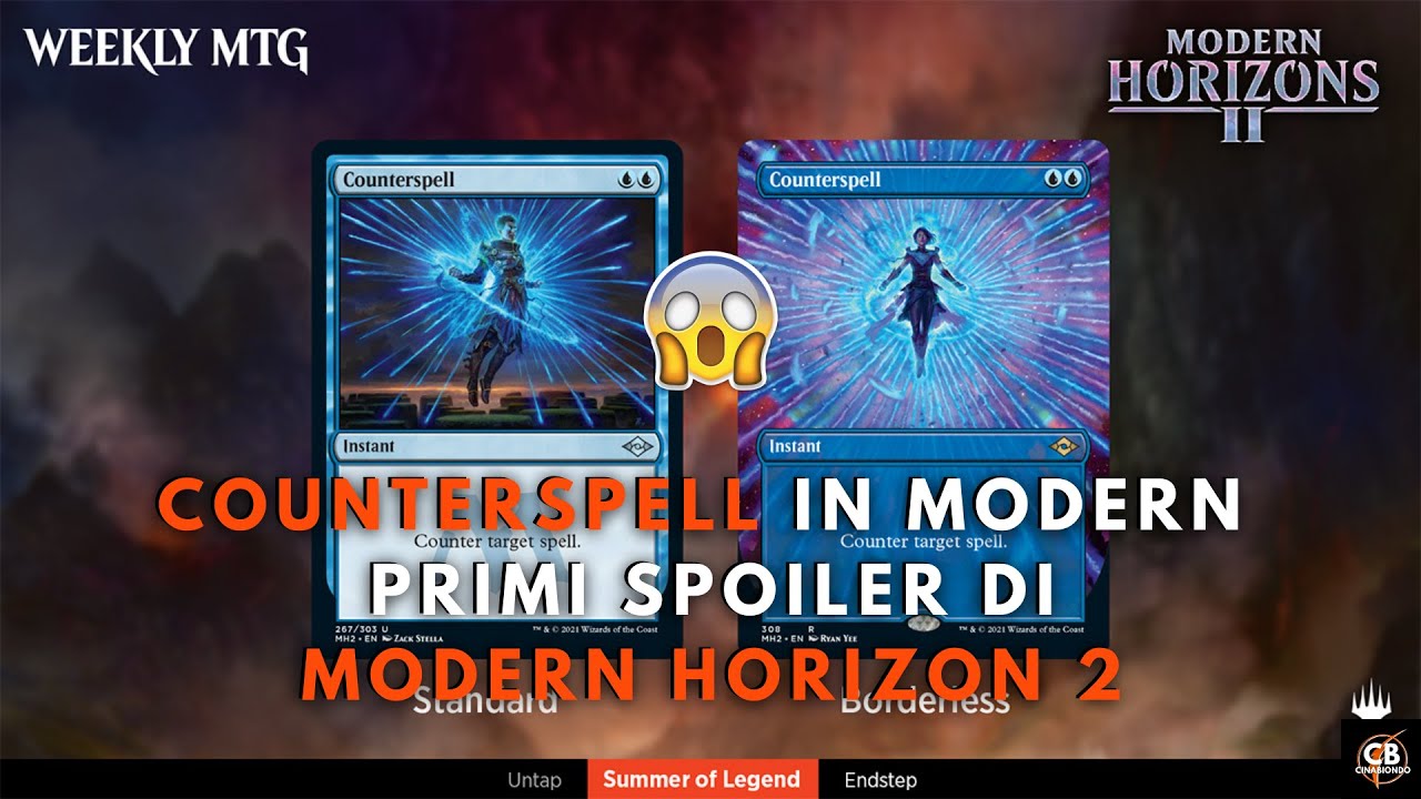 COUNTERSPELL IN MODERN SPOILER MODERN HORIZON 2 E D&D [MAGIC ITALIA