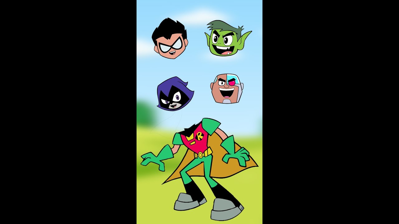 Wrong head puzzle I Cartoon I teen titans go  