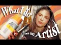 Full Time Artist Day in the Life at 18 years old (Studio Vlog Etsy Shop)