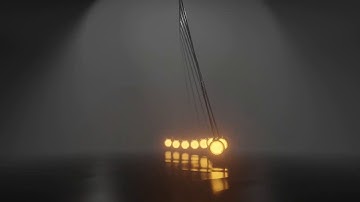 Glowing Pendulum Wave | Blender | 3D Animation