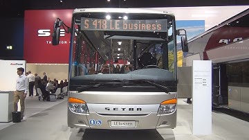 Setra MultiClass S 418 LE Business Bus Exterior and Interior in 3D
