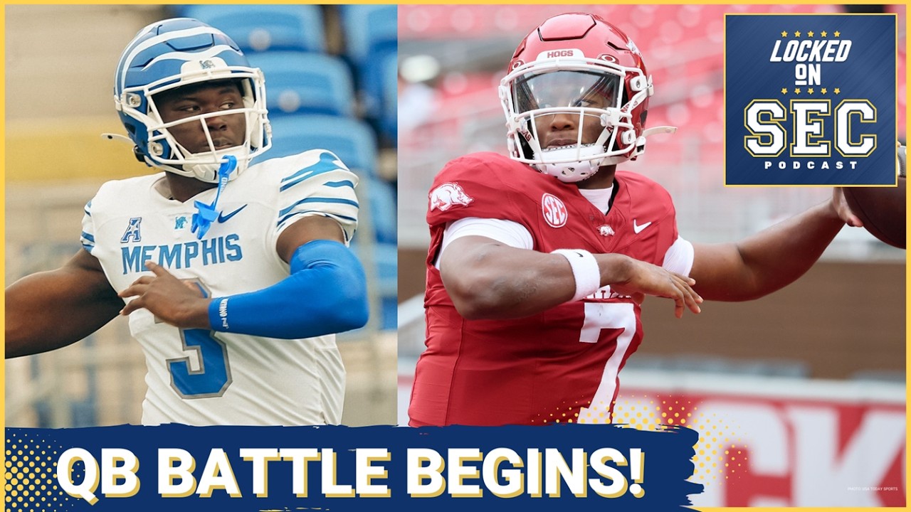 CHAOS? Arkansas QB Battle Heats Up! KJ Jackson in PRIME Spot to Lead Arkansas | Hogs Making Noise?