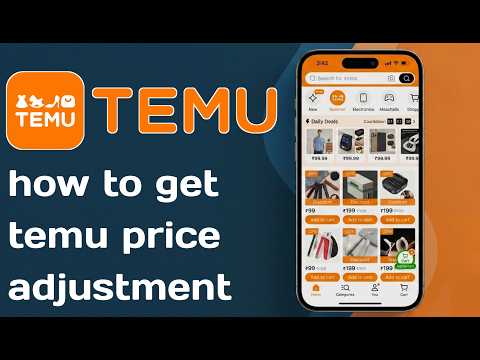 how to get temu price adjustment