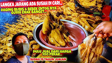 USAHA DI PINGGIR JALAN JUALAN DAGING BURUNG GORENG YANG LANGKA || IDE BISNIS IDE USAHA IDE JUALAN