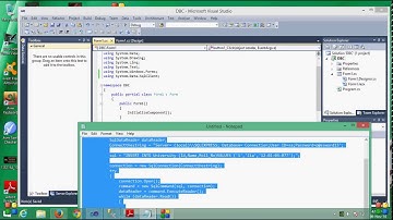 How to Connect Microsoft SQL Server with Microsoft Visual Studio