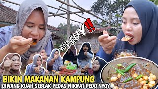 Bikin Cemilan CIWANG KUAH SEBLAK, Rasanya PEDO EUY!! Ketika Dimakan Bareng Keluarga