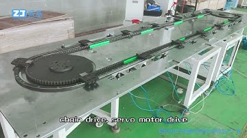 Customized elliptical circular guide rail conveyor line,automatic production line conveyor equipment