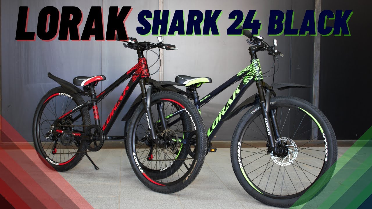 Обзор велосипеда Lorak Shark 24 Black - YouTube
