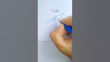 Hadia #name #sign #signature #design #art #calligraphy #hletter #hadia #new #style #h #hletterstatus