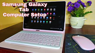 Unboxing Leather Casing with Bluetooth keyboard and mouse | Samsung Tab S7 FE Computer Mode screenshot 2