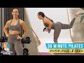 PILATES Workout: Push, Pull, and Core Light Dumbbell Workout You Can Do Anywhere!