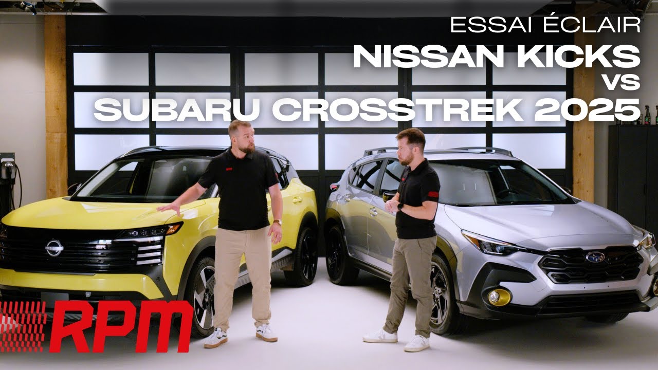 Comparo : Nissan Kicks contre Subaru Crosstrek 2025