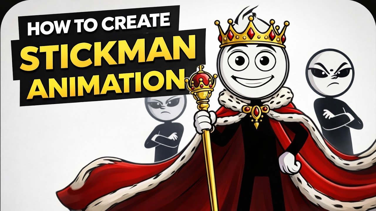 Stickman Create Animation How To Create Stickman Animation with Ai (Full Course) - YouTube