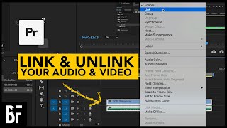 Link and Unlink Your Audio and Video in Premiere Pro