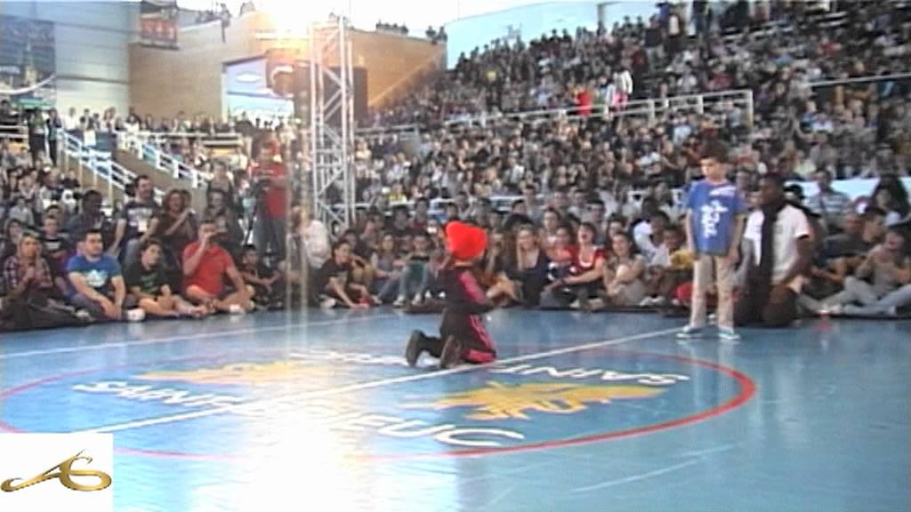 Baby Battle Unvsti 2012 B-boy Eudes vs B-girl Terra