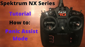 Spektrum NX Setup:  Panic Assist Mode for AR630/AR631/AR637TA BNF (NX6/NX8/NX10)
