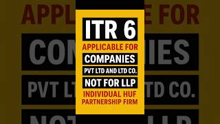 👉 File ITR-6 |&quot;Company ITR Filing | Simple Guide!&quot;