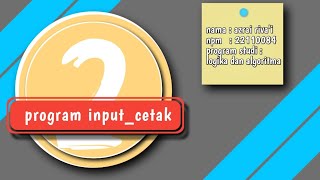 PROGRAM PASCAL INPUT CETAK