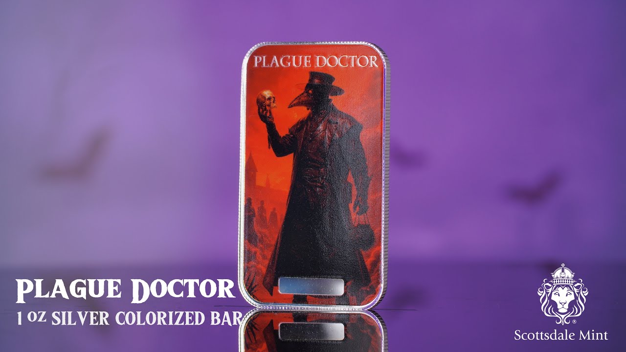 2025 Monster Collection | Plague Doctor 1 oz 999 Fine Silver