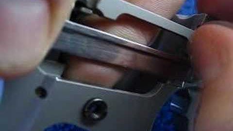 Removing trigger bar on a Beretta 92FS