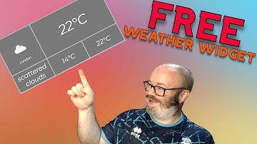 FREE Weather Widget for your stream