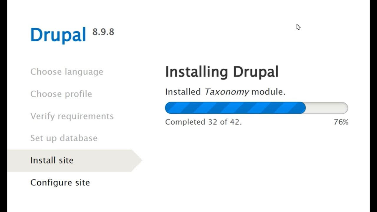Drupal Window Installation of Drupal 8 on Windows - YouTube