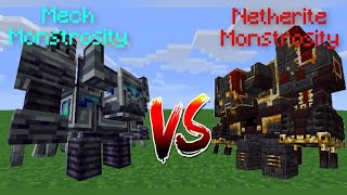 Mech Monstrosity vs Netherite Monstrosity | Minecraft Java | Mob Battle