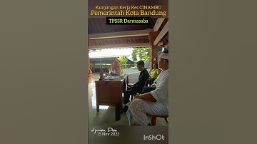 TPS3R Darmasaba: Saling Belajar Pengolahan Sampah...Kunjungan Kerja Kec.Cinambo,Kota Bandung,151123