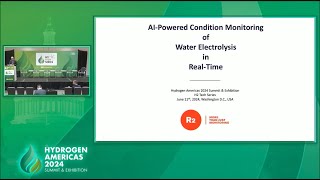 AI-Powered Condition Monitoring of Water Electrolysis in Real Time #H2Americas2024