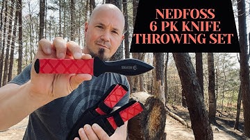 NedFoss Throwing Knives (6 pack)
