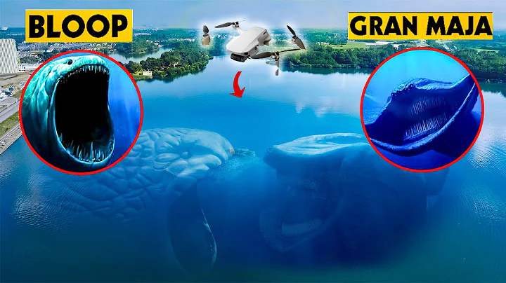 DRONE catches BLOOP vs EL GRAN MAJA in REAL LIFE!! (COLOSOS SEA MONSTER FIGHT!)
