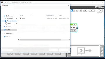 Saving Robot Programs to a USB Drive