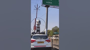Apple maps 360°camra car😱| #shorts #applemaps #google #mahindra