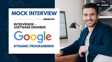 Mock Coding Interview with Google Software Engineer | Dynamic Programming