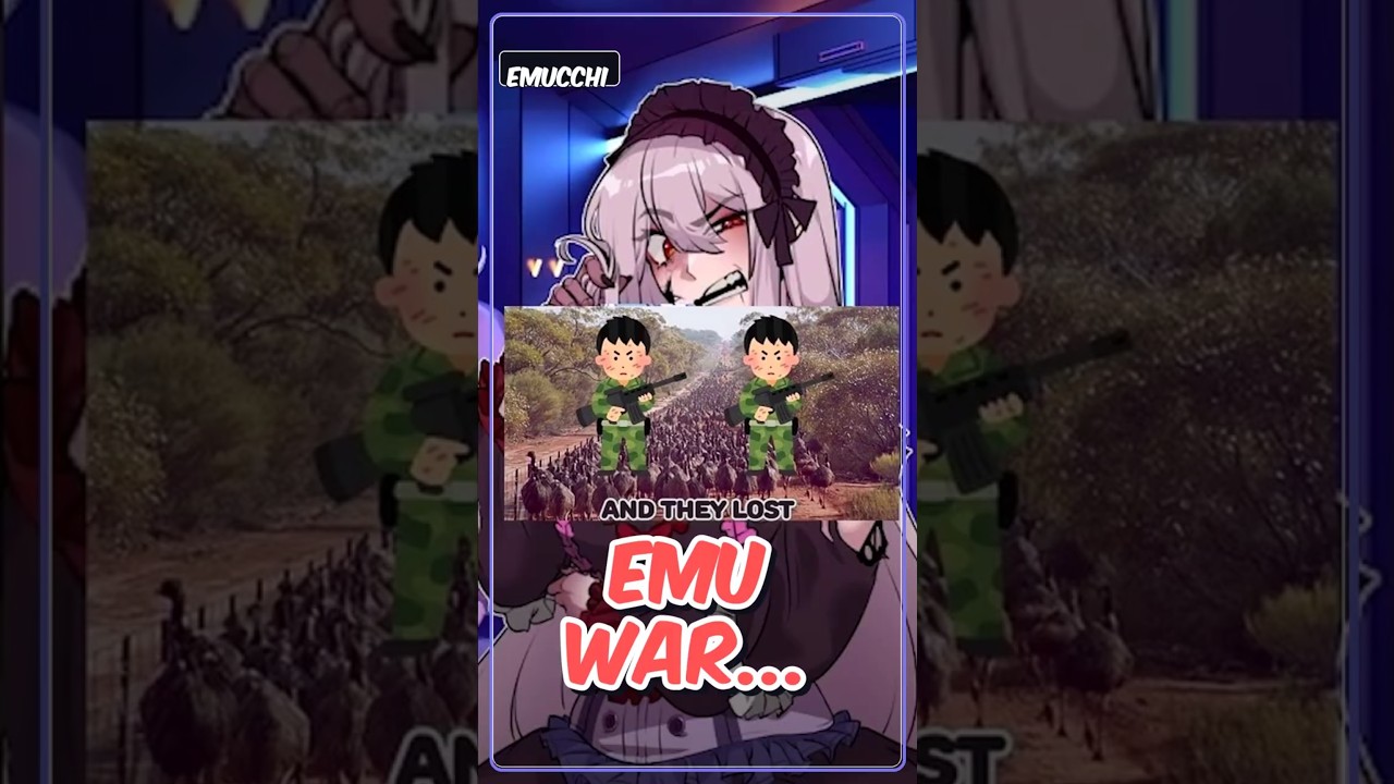 The Emu WAR began | #shorts #VTuber