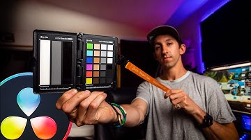 How To Professionally Use The Xrite Color Checker Video Passport in Davinci Resolve
