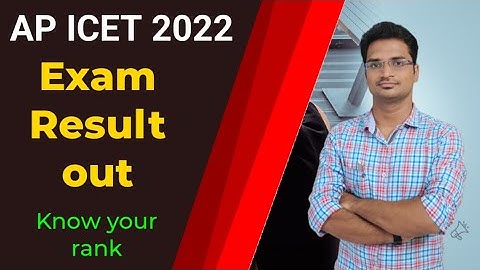 AP ICET 2022 RESULT OUT | Know your marks and Rank |