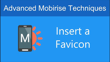 Insert a Favicon in Mobirise