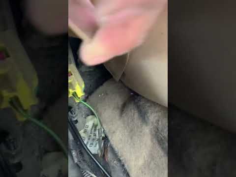 Fallo sensor de colisión lateral trasero del airbag para el GOLF 5