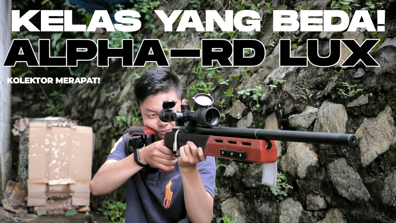 FULL TEST ALPHA-RD LUX BIGGAME 6000Psi SENAPAN PCP YANG EKSKLUSIF HANYA ...