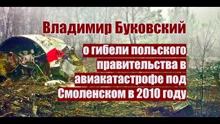 Владимир Буковский О Гибели Правительства Польши В Авиакатастрофе Под Смоленском В 2010 Году.