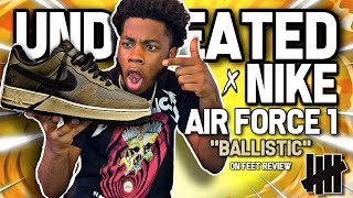 UNDEFEATED x NIKE AIR FORCE 1 BALLISTIC ON FEET REVIEW! DUNK VS. AF1 PACK