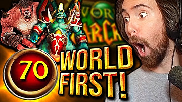 Asmongold Reacts to Classic TBC WORLD FIRST Level 70 + Gruul & Magtheridon Kill