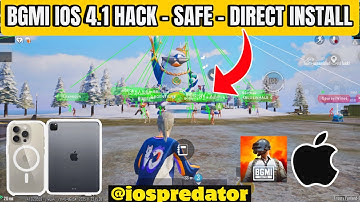 BGMI 4.1 iOS Hack Latest 2025 😍 Safe Main Id |Direct Install Skin Hack 4.1 BGMI WINIOS 4.1 IOSZERO